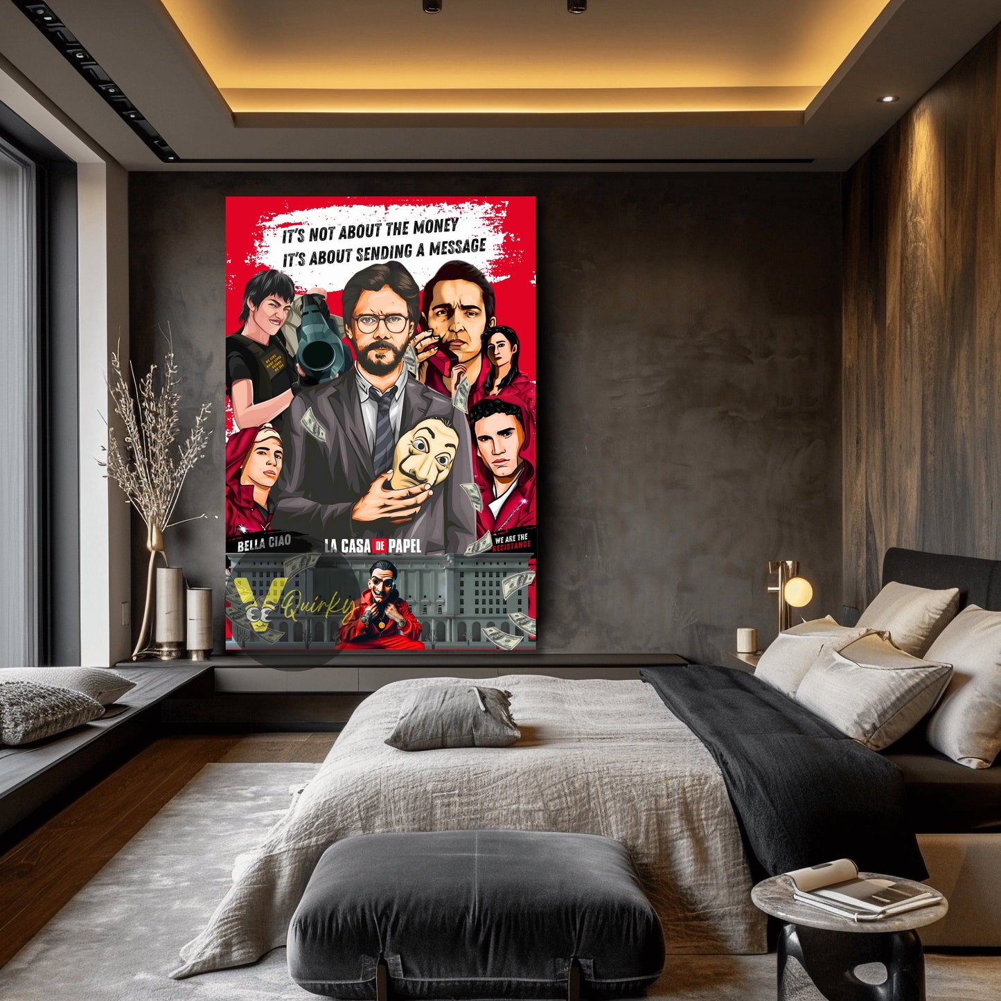 Money Heist (La Casa De Papel ) Canvas Painting