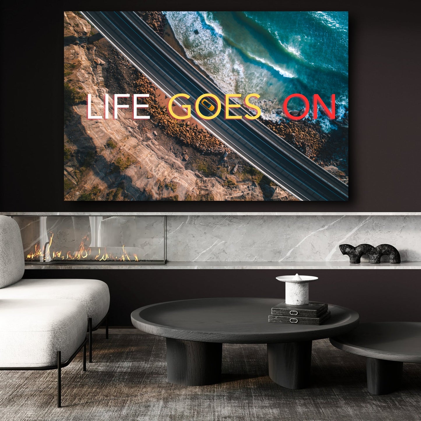 Life Goes On Canvas Painting