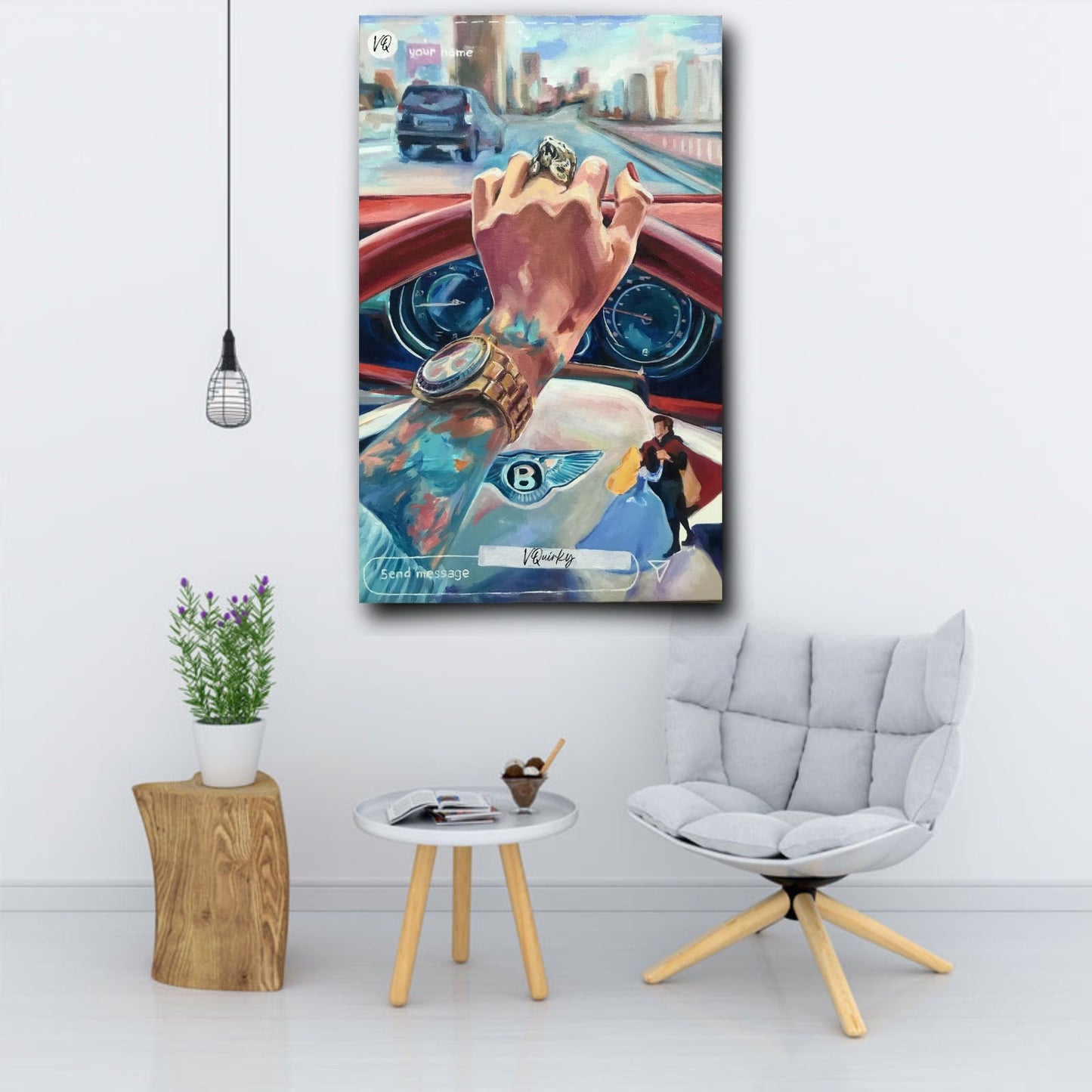 Luxury Instagram Life Canvas Painting
