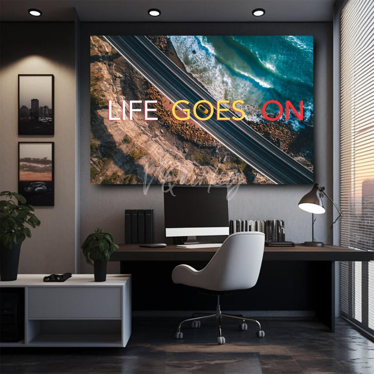 Life Goes On Canvas Painting