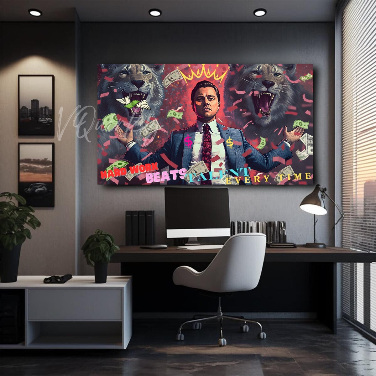Leonardo Dicaprio (The Wolf of Wall Street 2) Canvas Painting