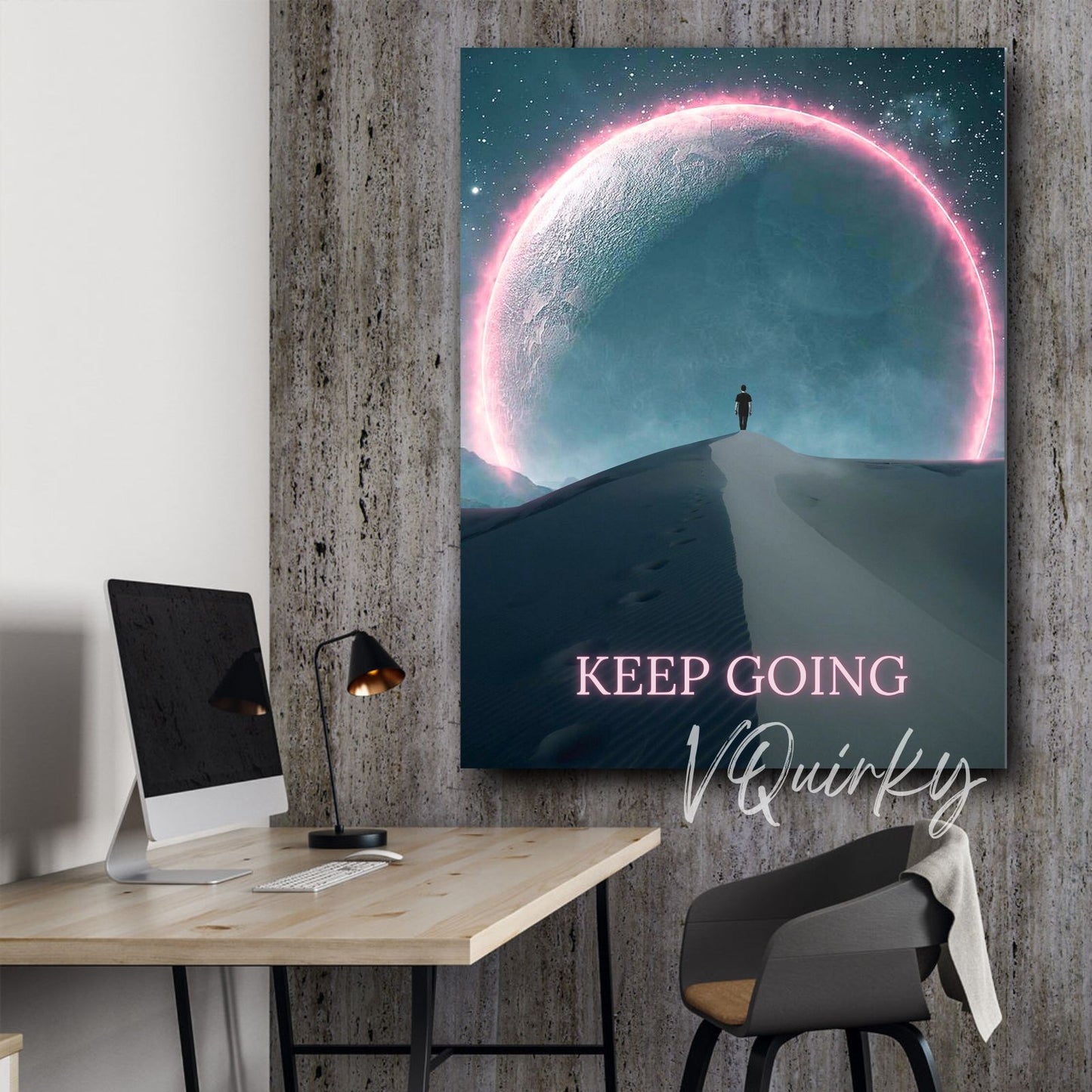 Keep Going Canvas Painting