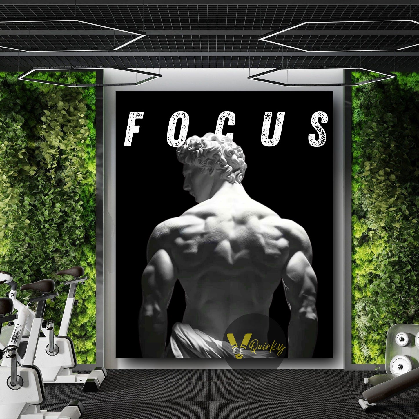 Focus Gym Canvas Painting