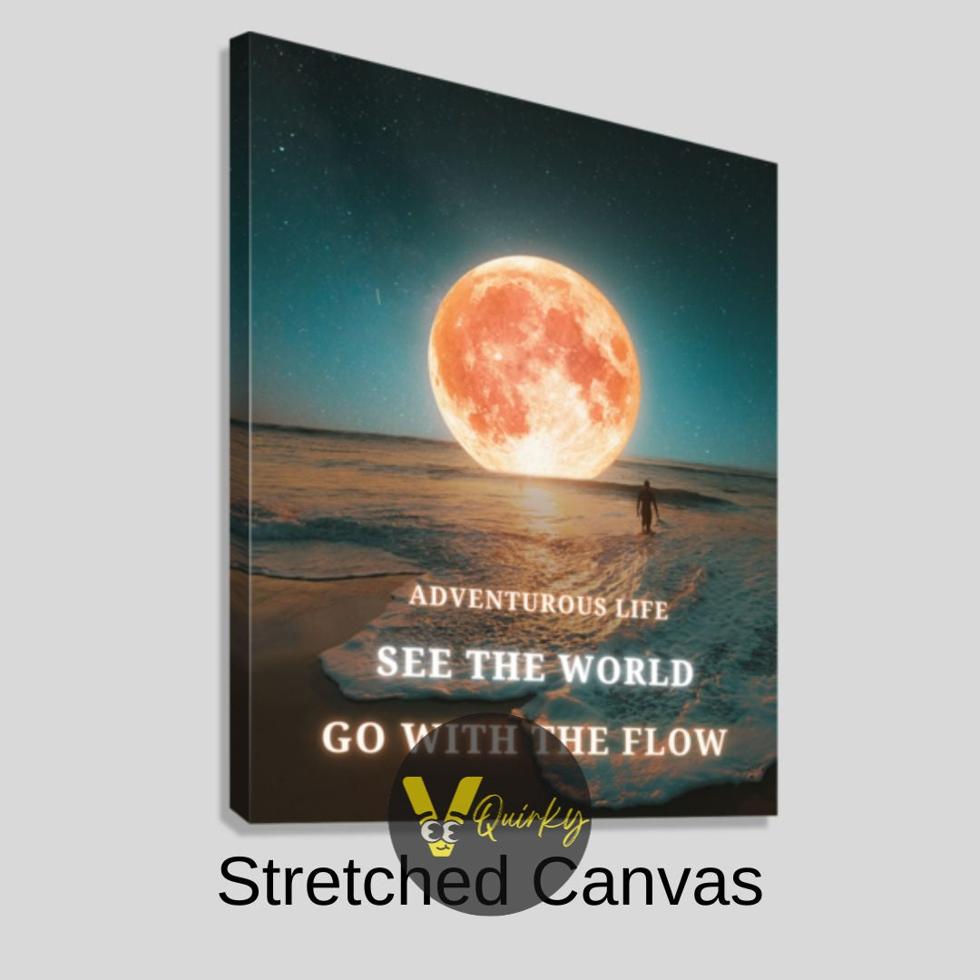 See The World Canvas Painting