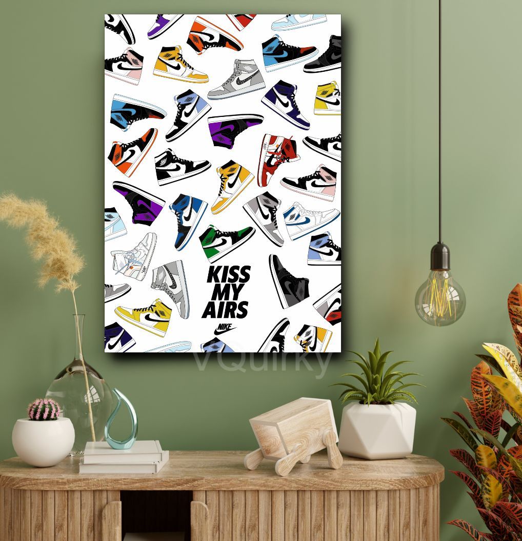 Nike Kiss My Airs Canvas Painting