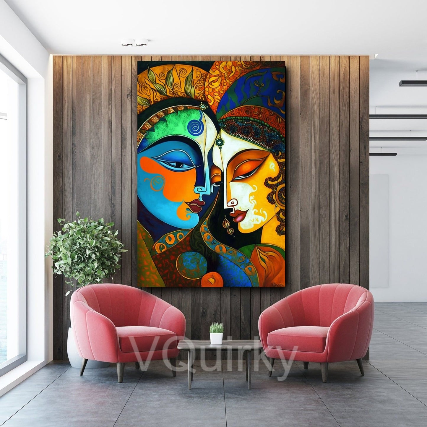 RADHA KRISHAN JI Canvas Painting