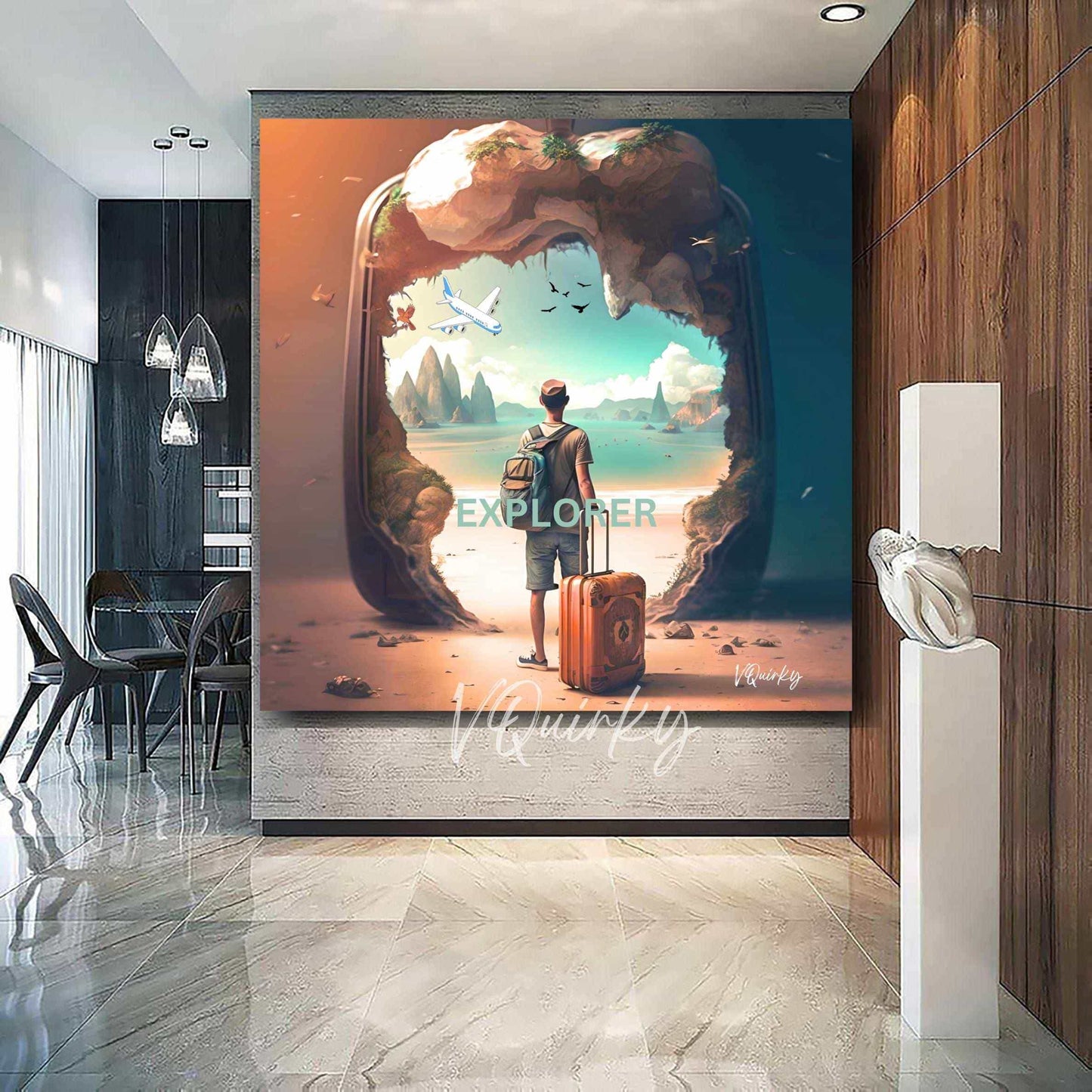 Explorer Canvas Painting