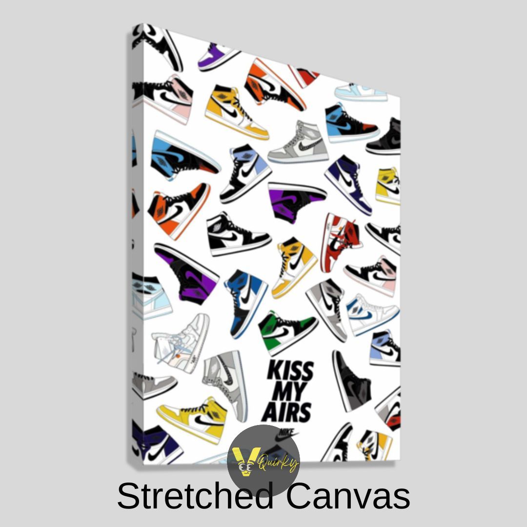 Nike Kiss My Airs Canvas Painting