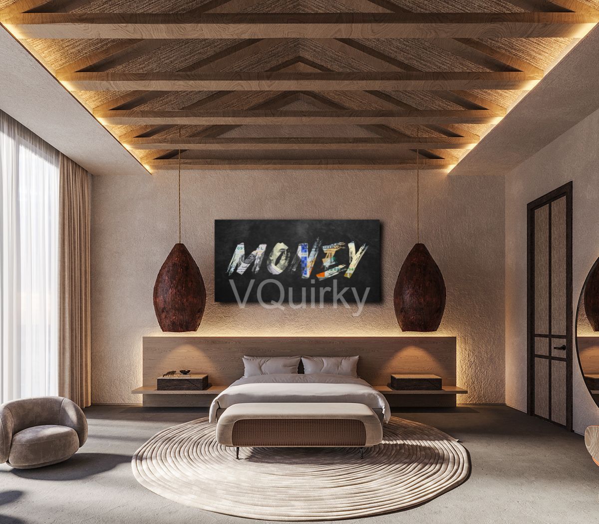 MONEY Canvas Painting