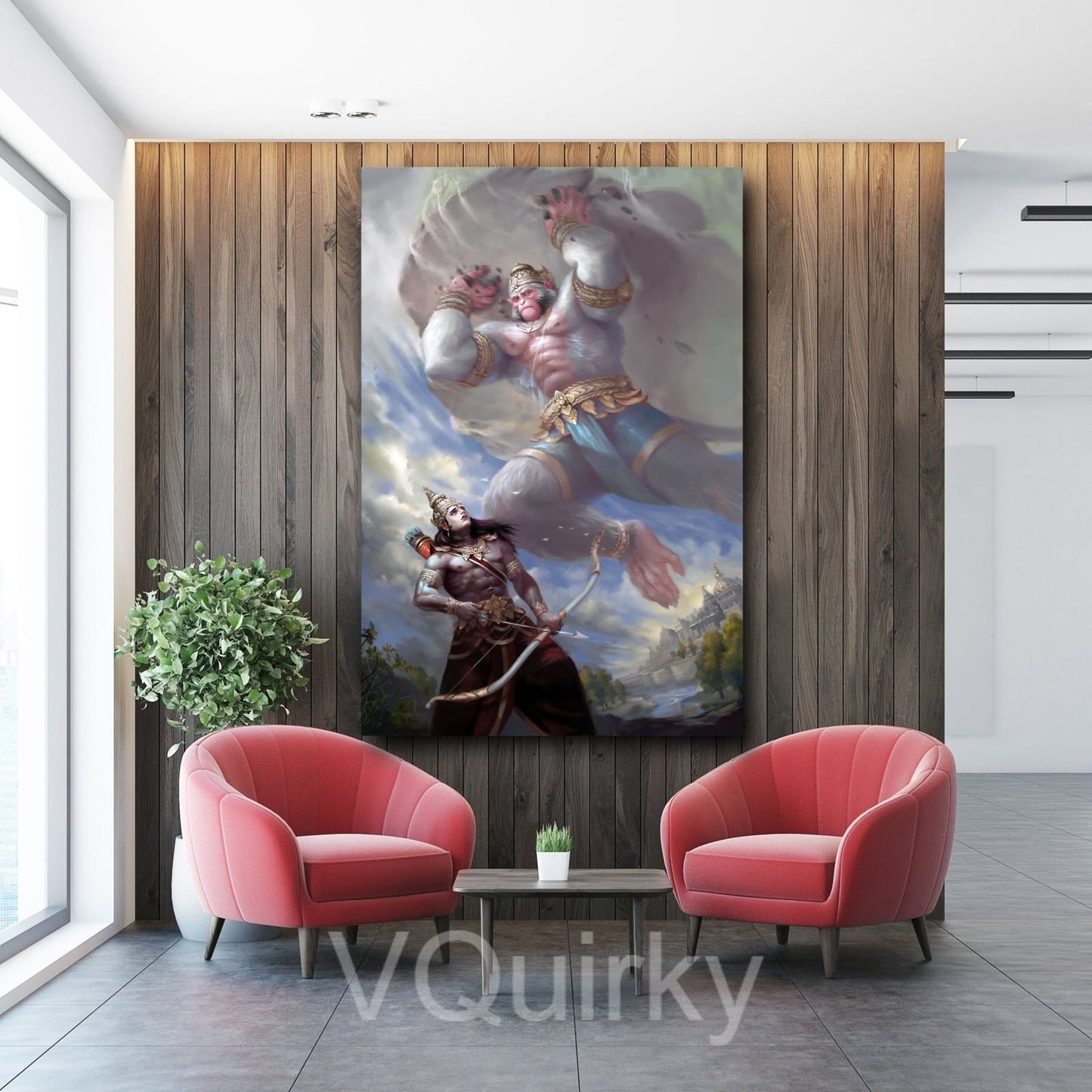 HANUMAN JI Canvas Painting