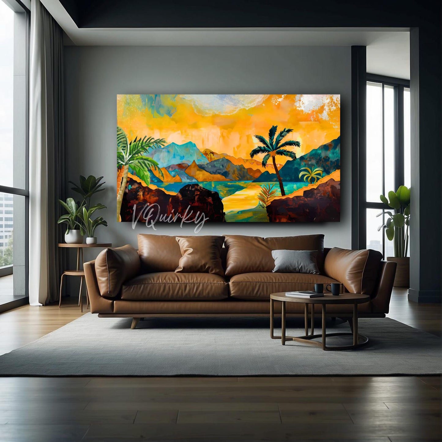 Colorful Nature H1 Canvas Painting