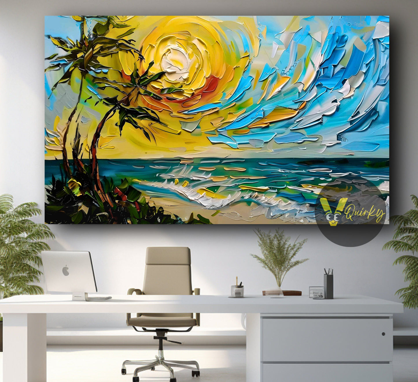 Beautiful Abstract 3d Nature Canvas Painting