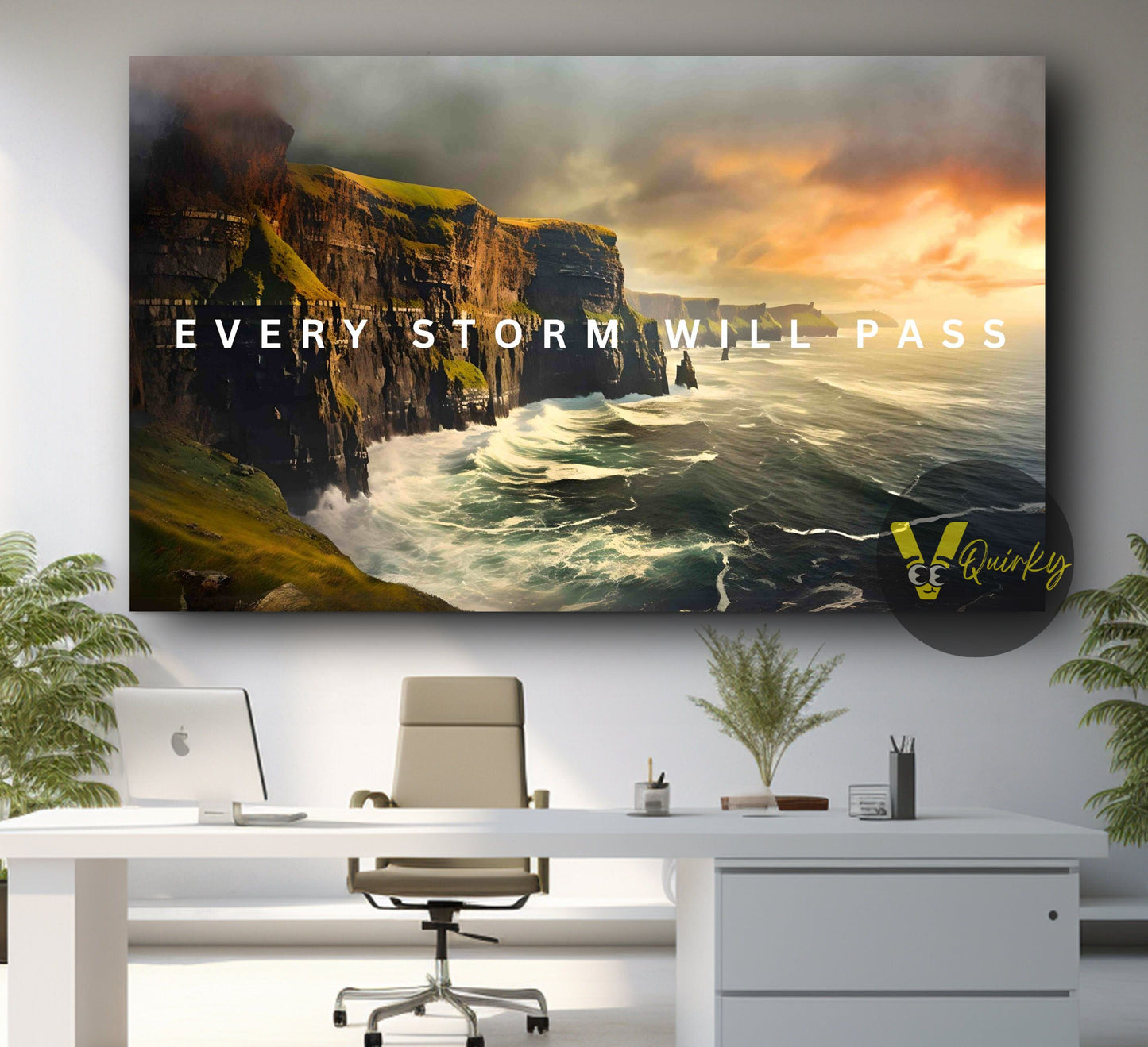 Every Storm Will Pass H1 Canvas Painting