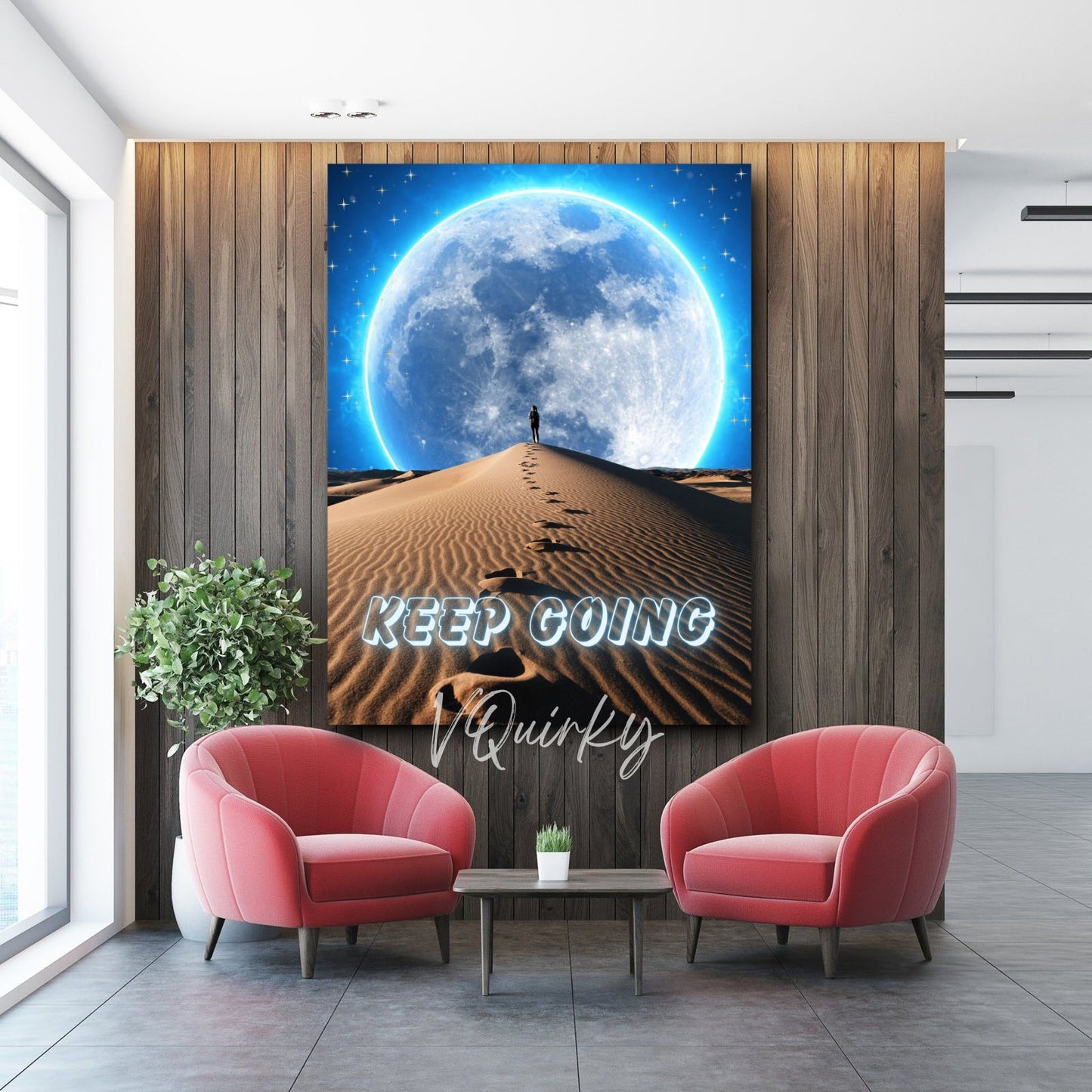 Keep Going V2 Canvas Painting