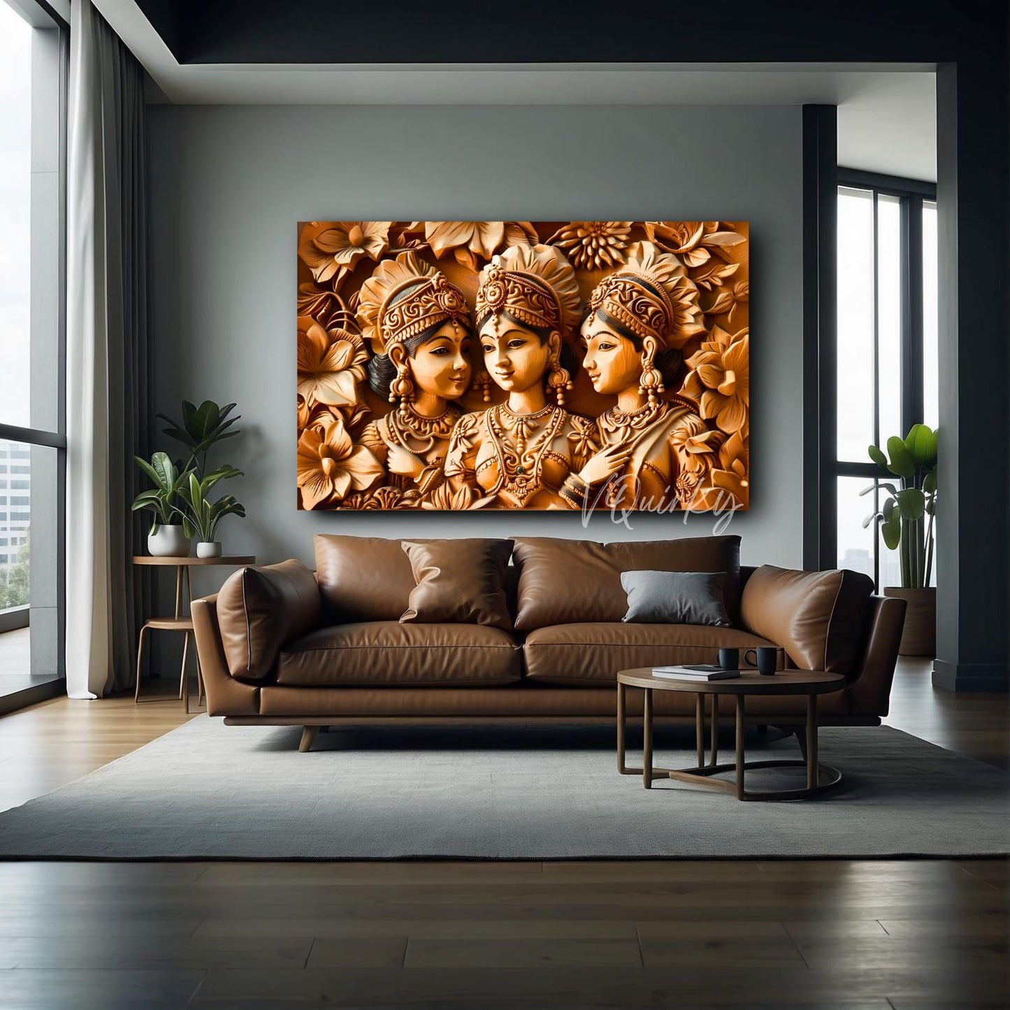 3d Traditional Women Art H2 Canvas Painting