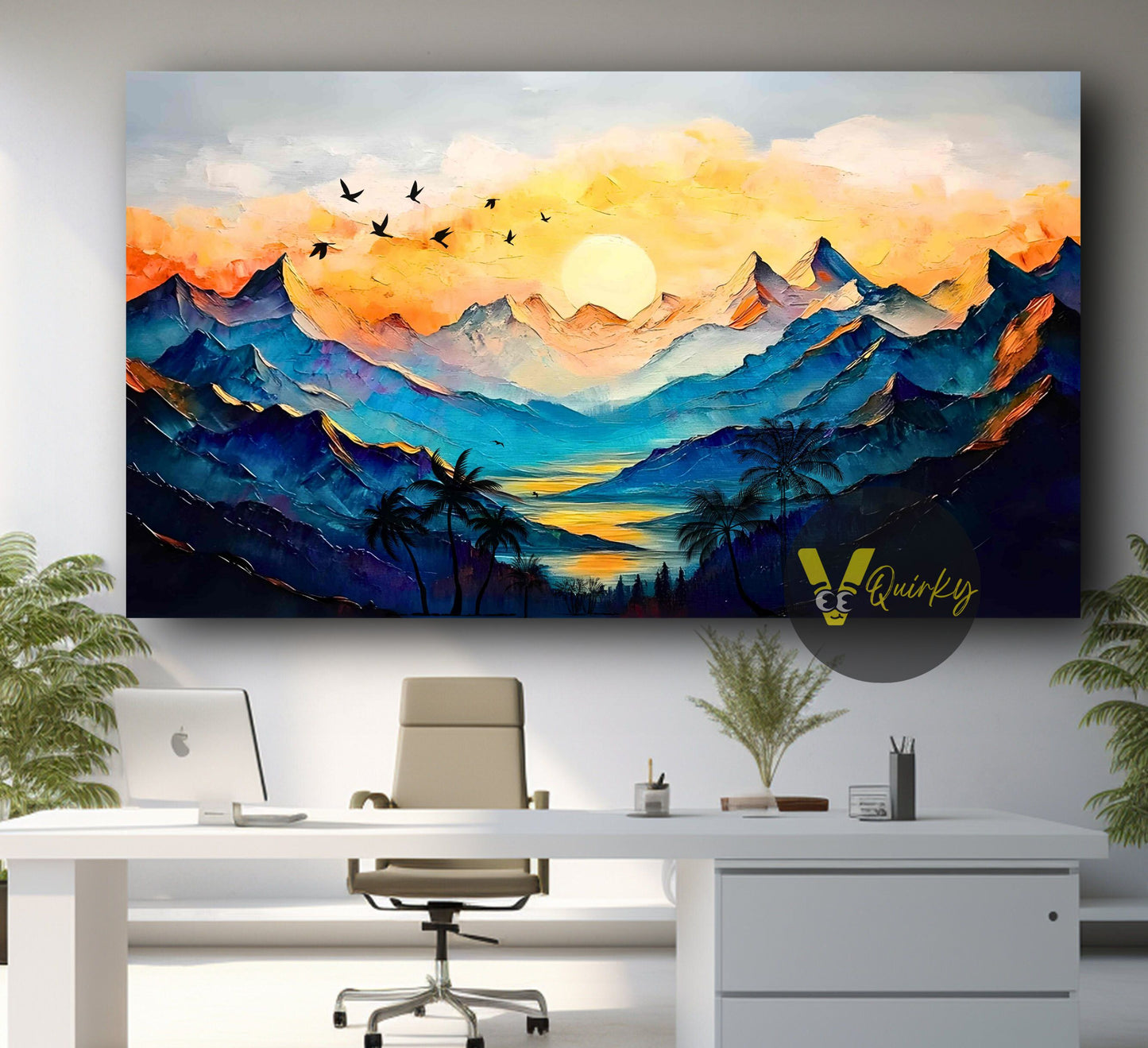 Abstract 3d Nature Canvas Painting