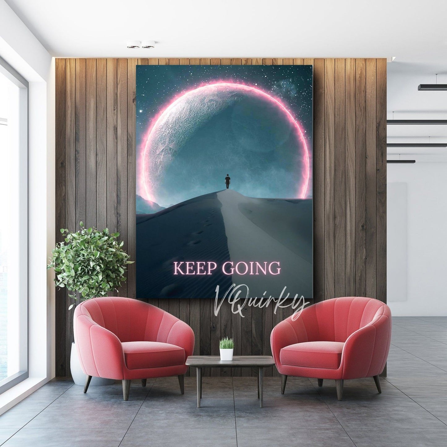Keep Going Canvas Painting