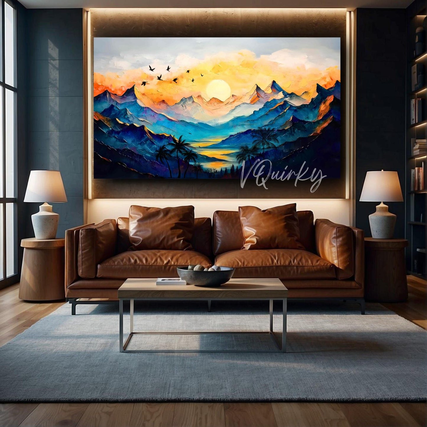Abstract 3d Nature Canvas Painting