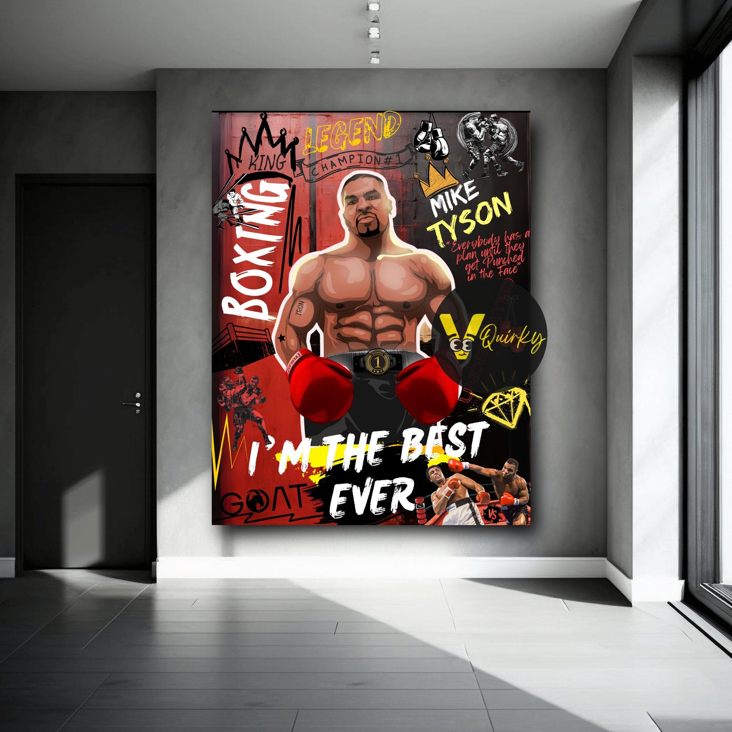 Mike Tyson Canvas Painting