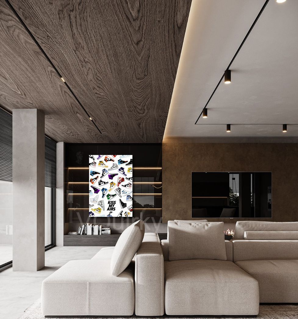 Nike Kiss My Airs Canvas Painting