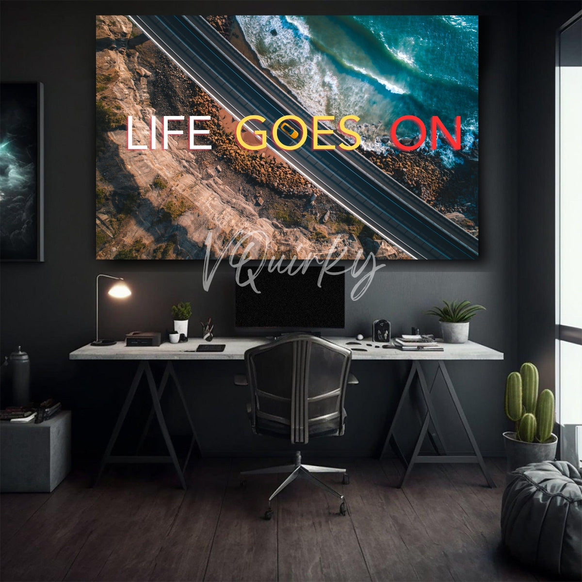 Life Goes On Canvas Painting