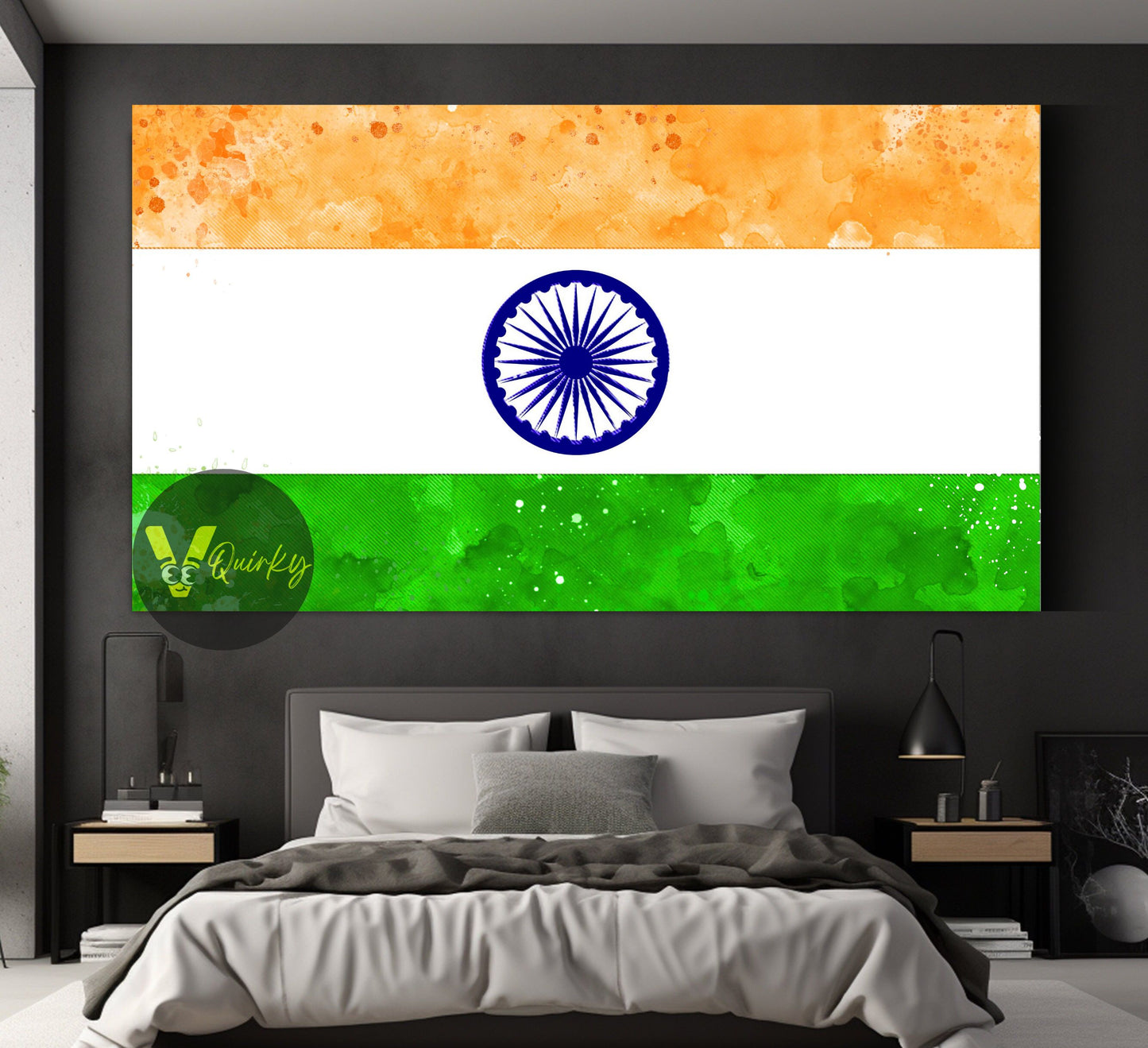INDIA Flag Canvas Painting