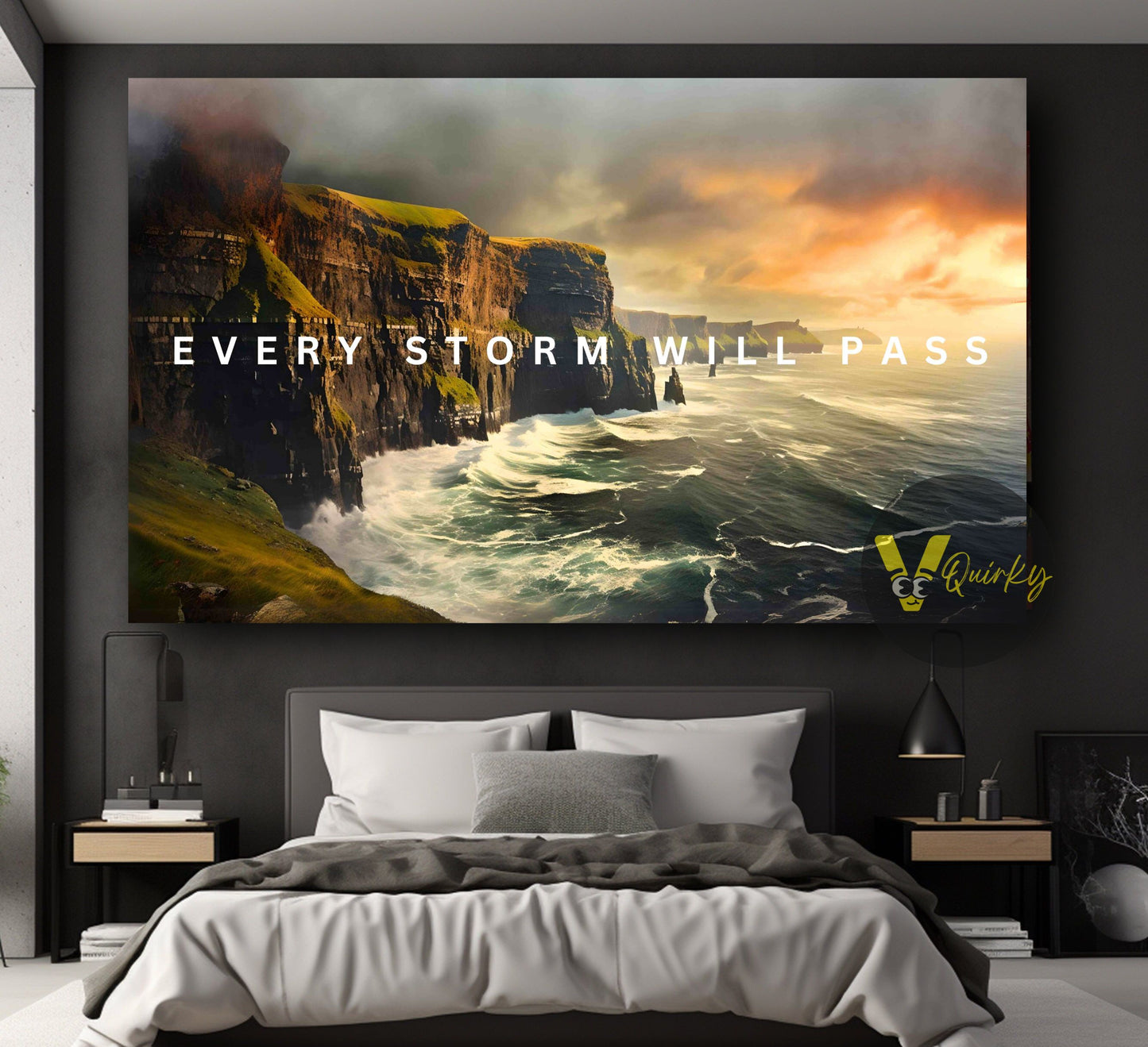 Every Storm Will Pass H1 Canvas Painting