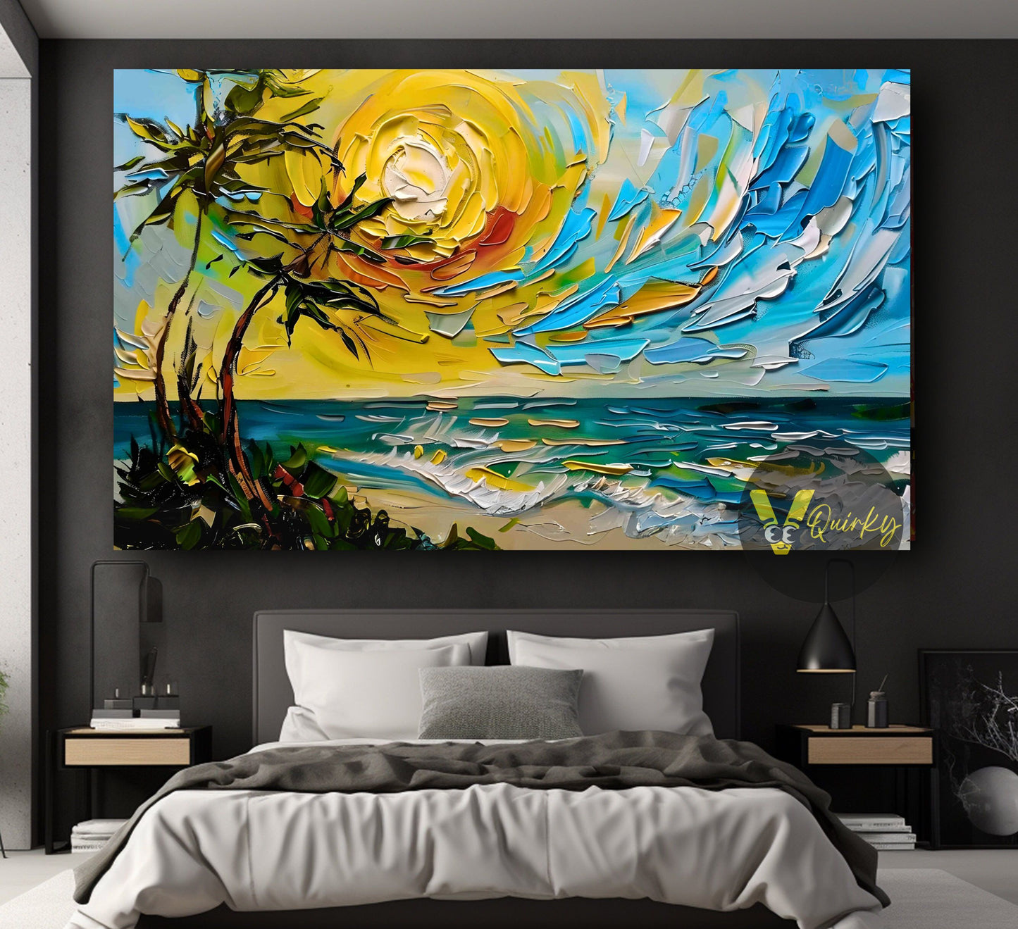 Beautiful Abstract 3d Nature Canvas Painting