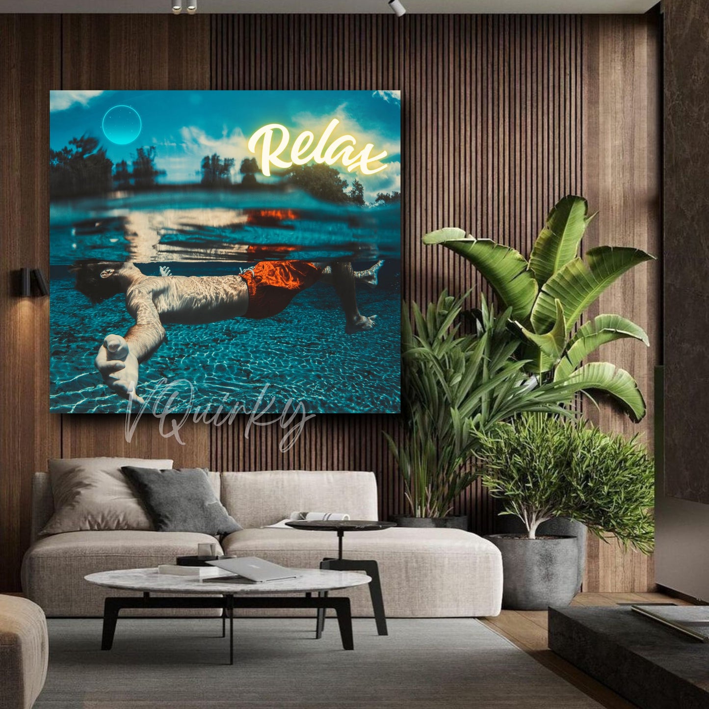 Relax Canvas Painting
