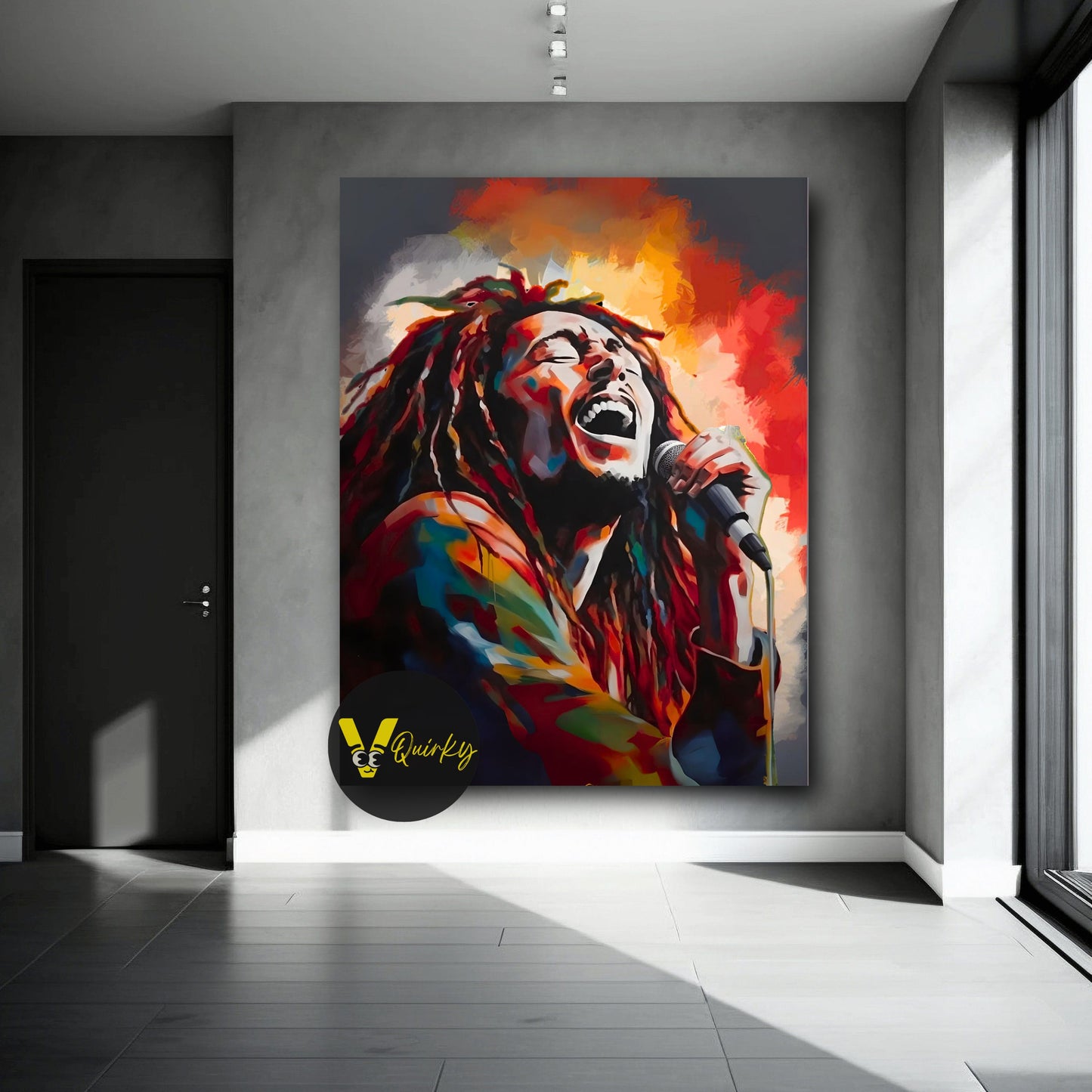 Bob Marley Canvas Painting