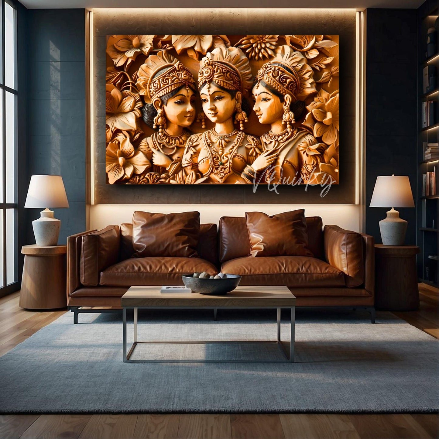 3d Traditional Women Art H2 Canvas Painting