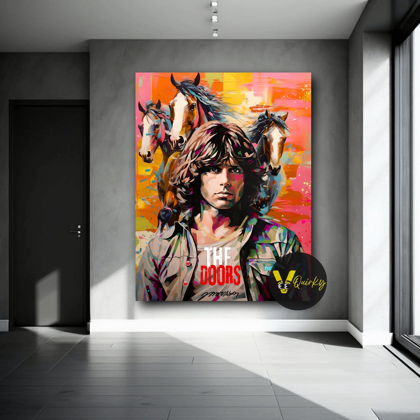 Jim Morrison Canvas Painting