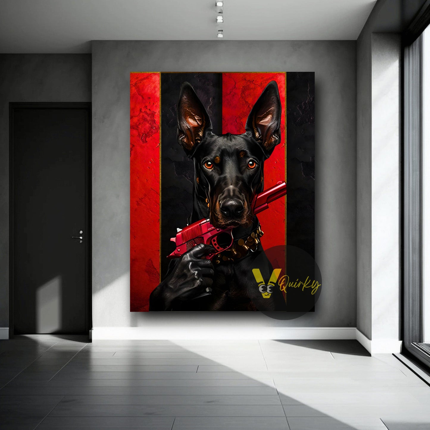 Luxury Fearless Dog V1 Canvas Painting
