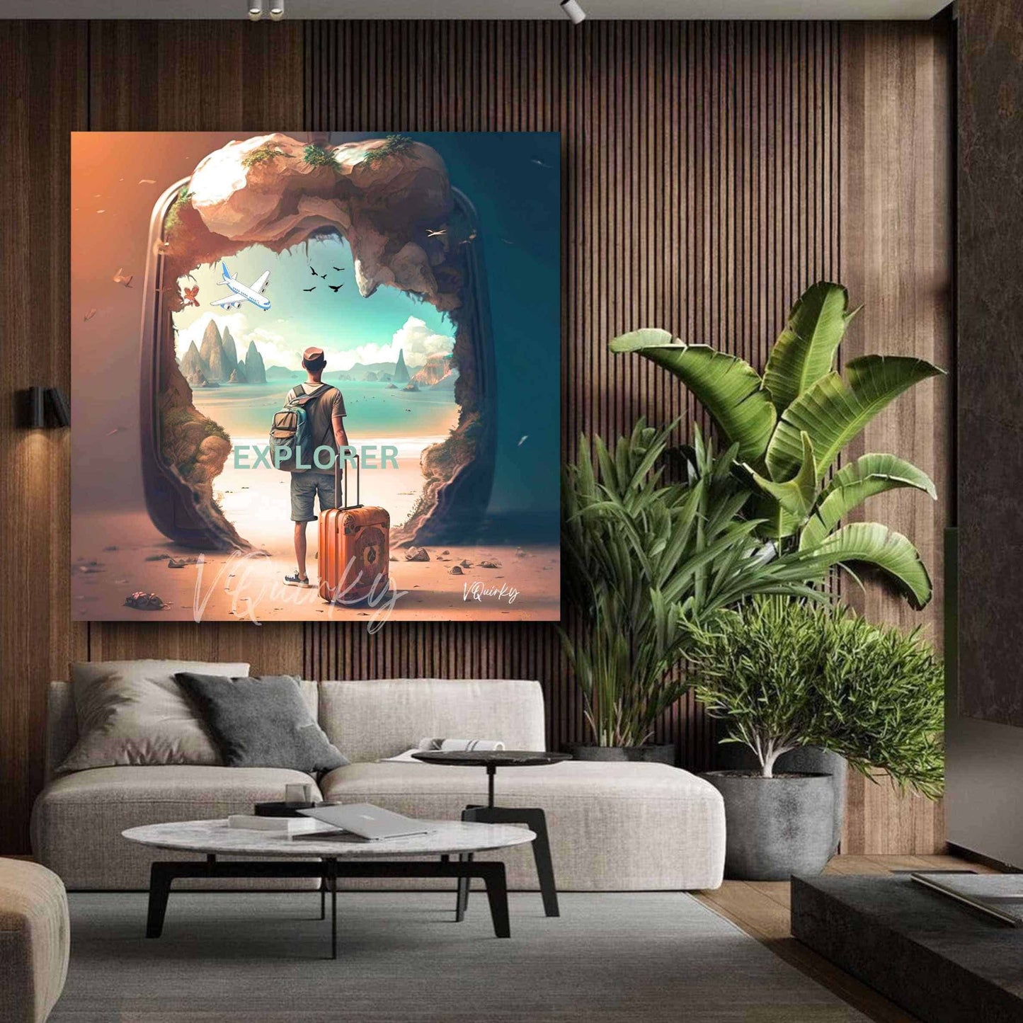 Explorer Canvas Painting