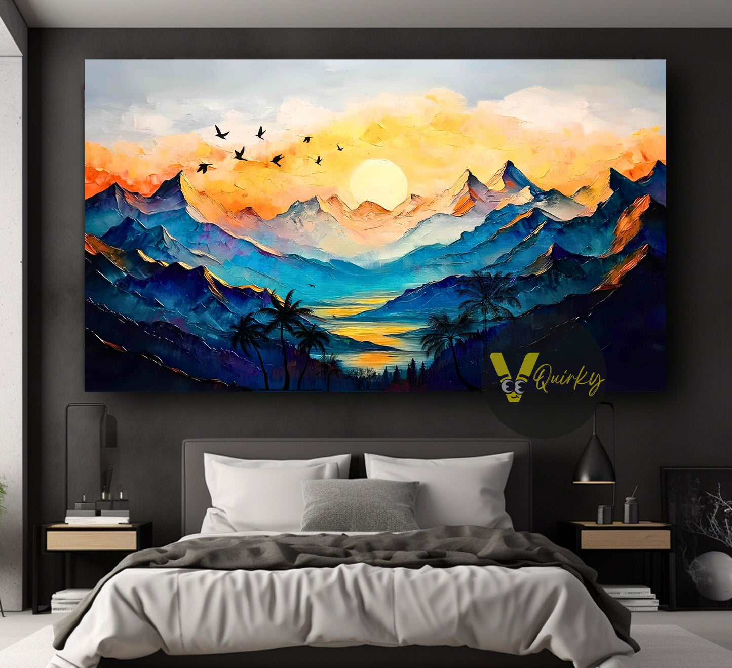 Abstract 3d Nature Canvas Painting