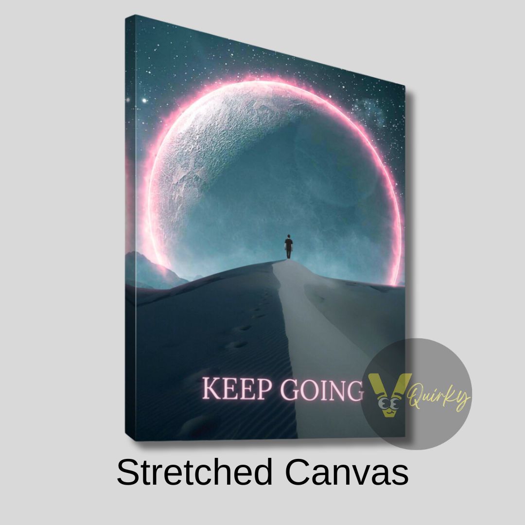 Keep Going Canvas Painting