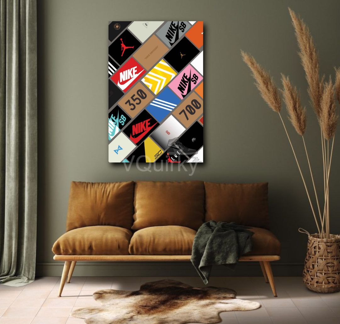 Nike Shoe Box Canvas Painting