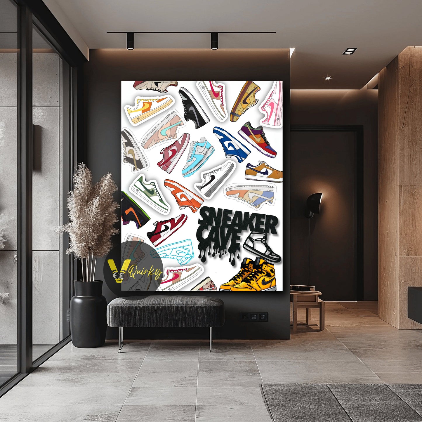 Nike Sneaker Cave Canvas Painting