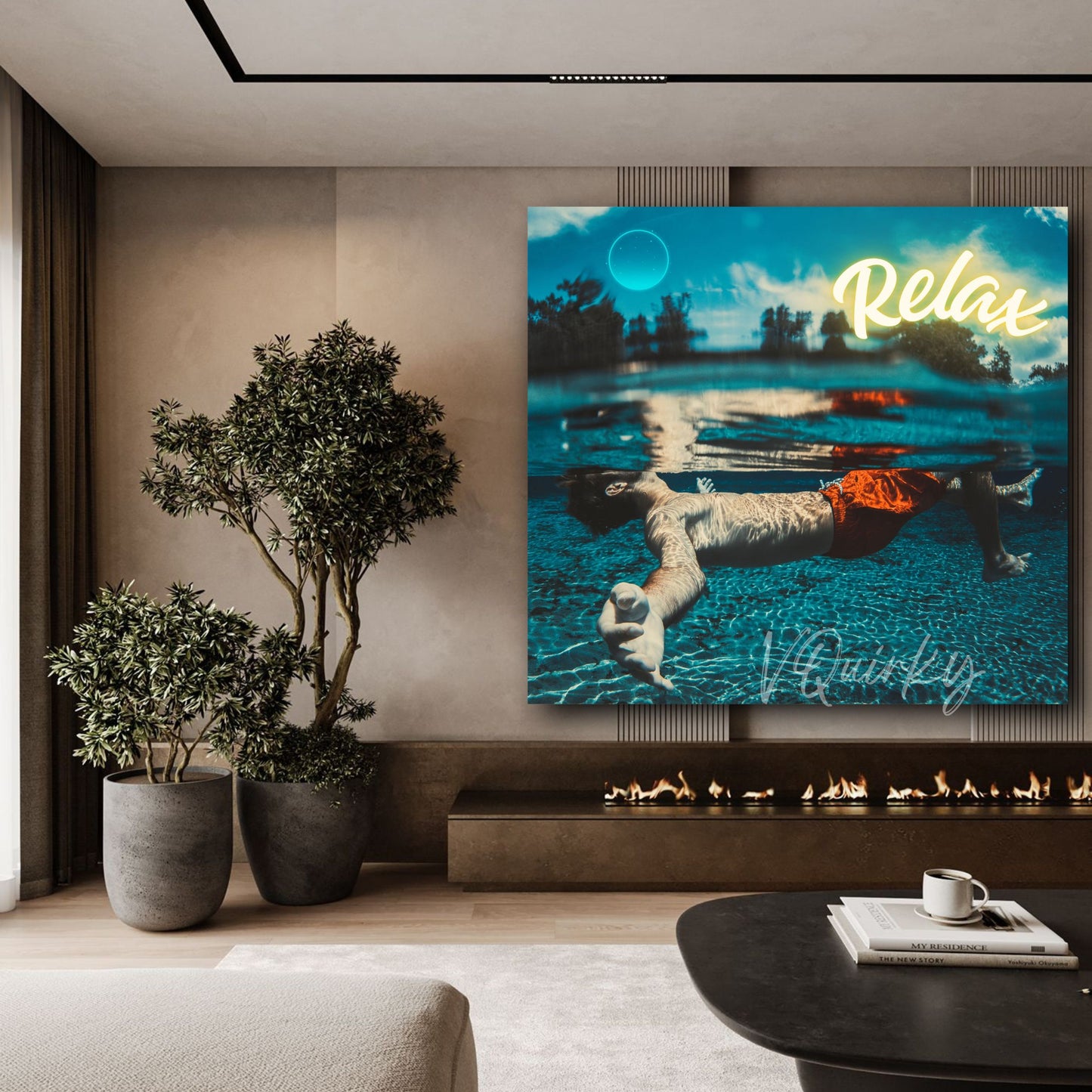 Relax Canvas Painting
