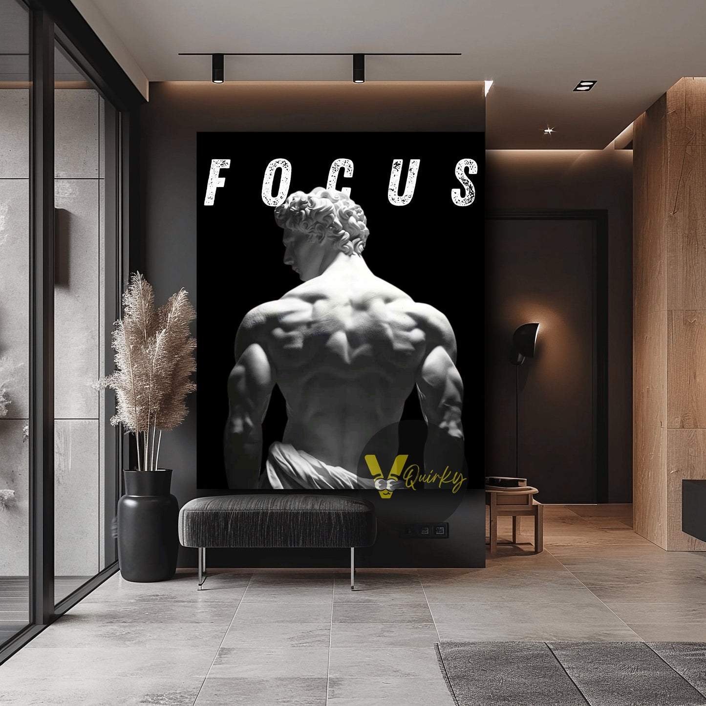 Focus Gym Canvas Painting