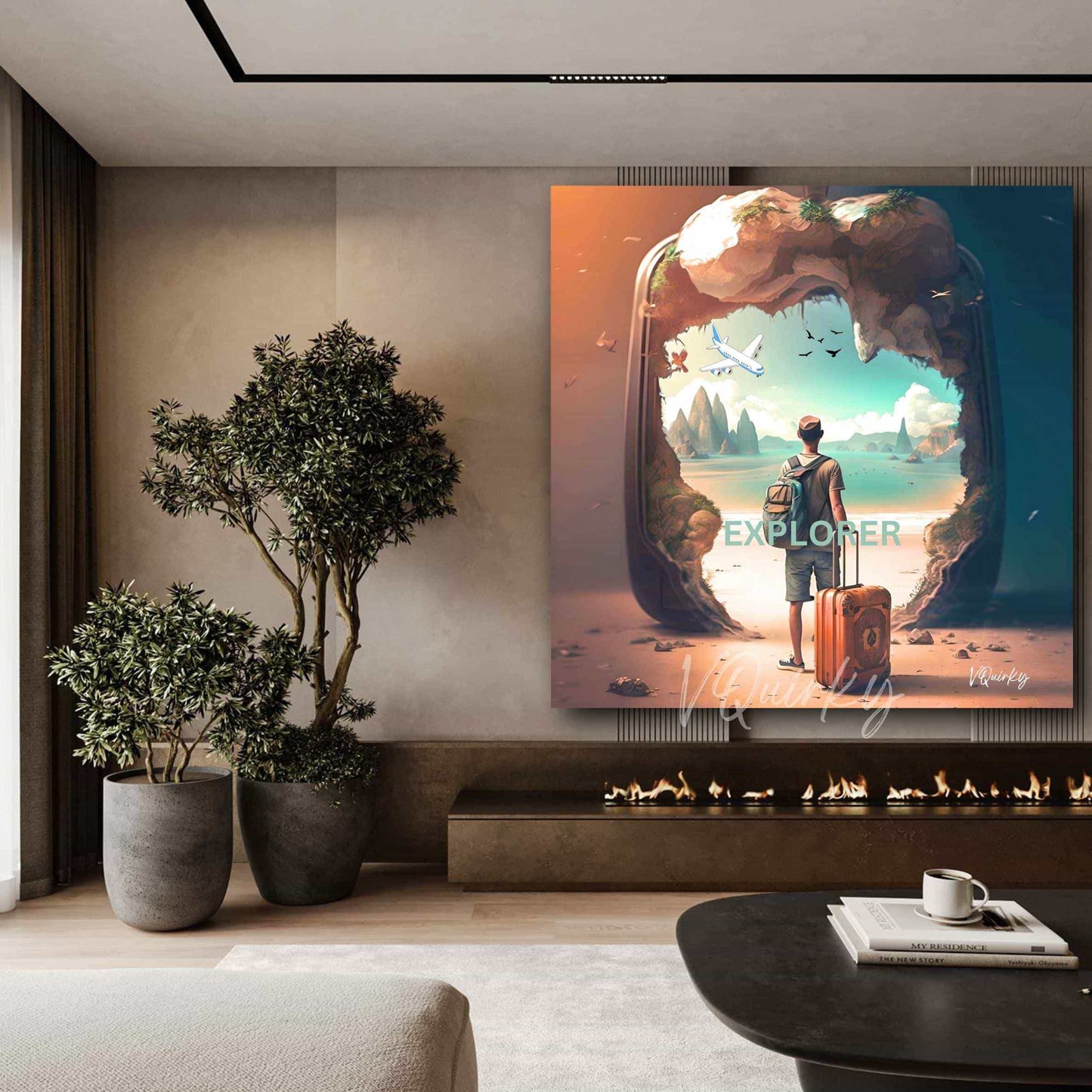 Explorer Canvas Painting