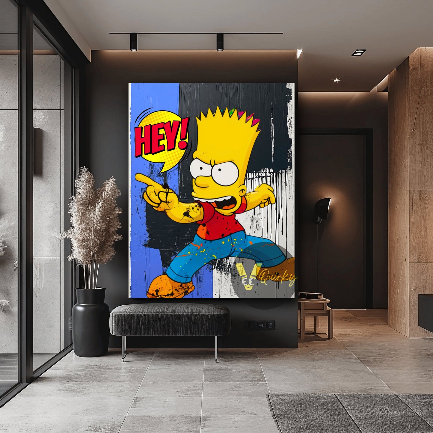 The Simpsons Canvas Painting