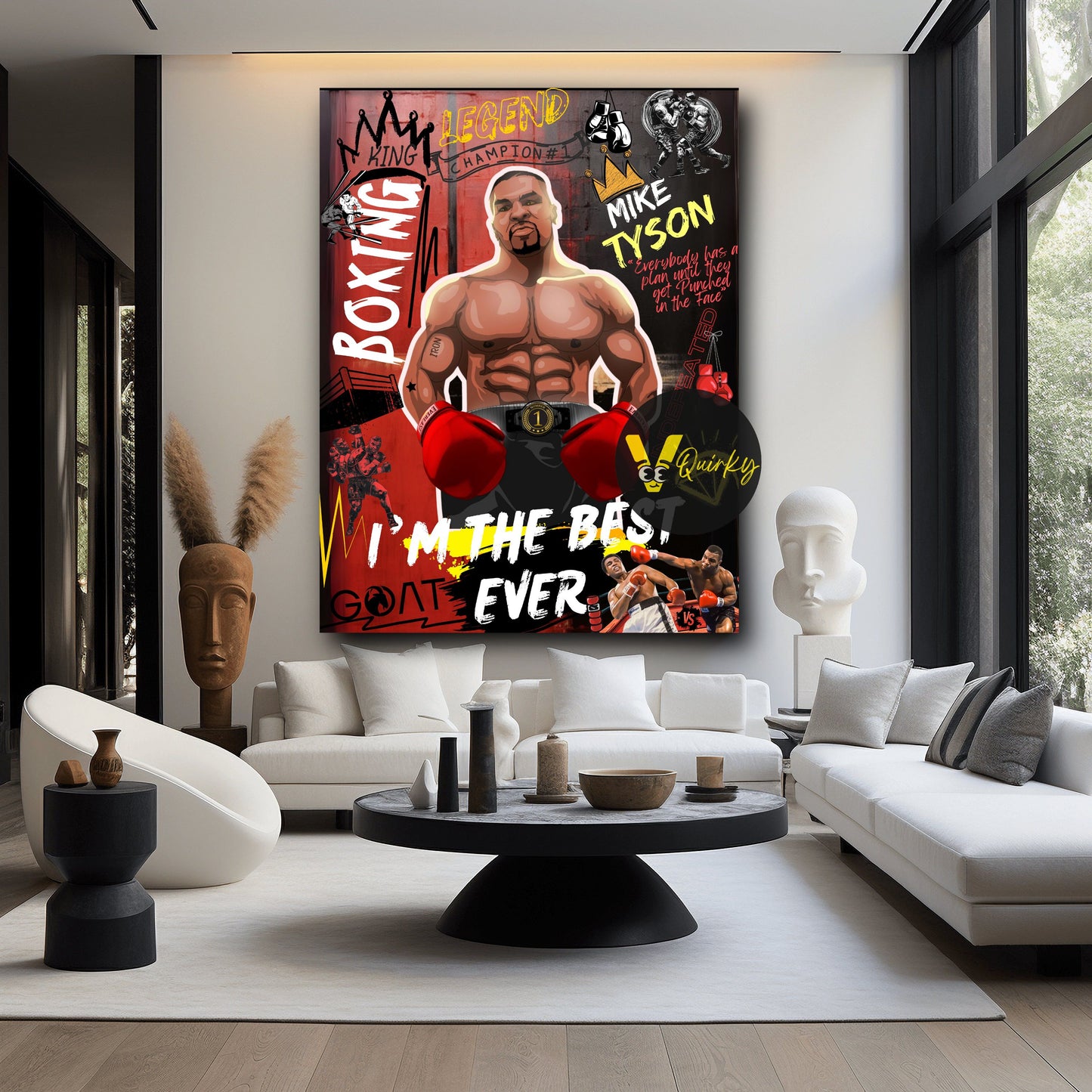 Mike Tyson Canvas Painting