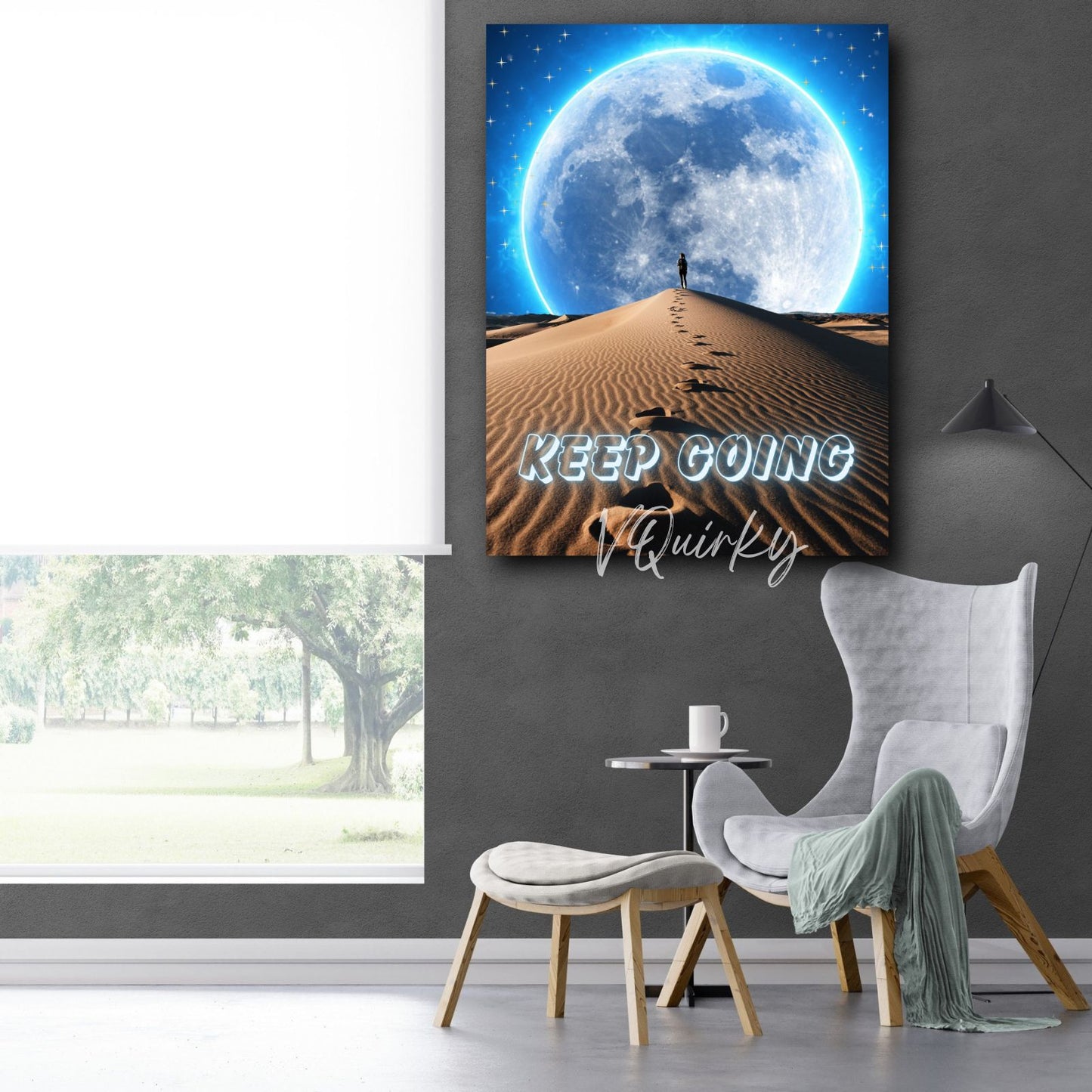 Keep Going V2 Canvas Painting