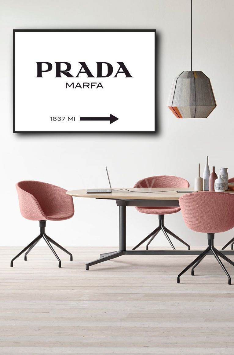 Prada Canvas Painting