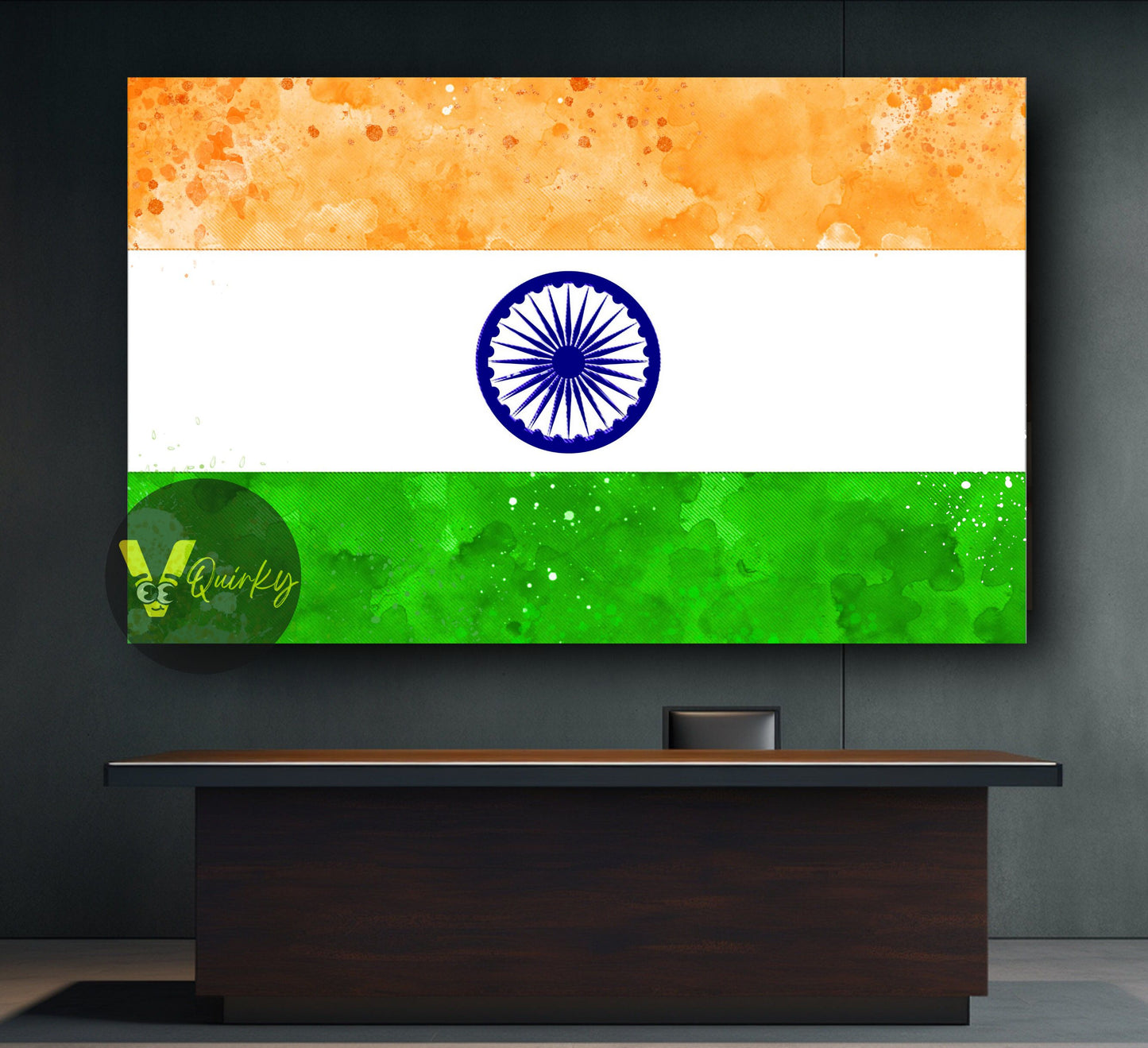INDIA Flag Canvas Painting