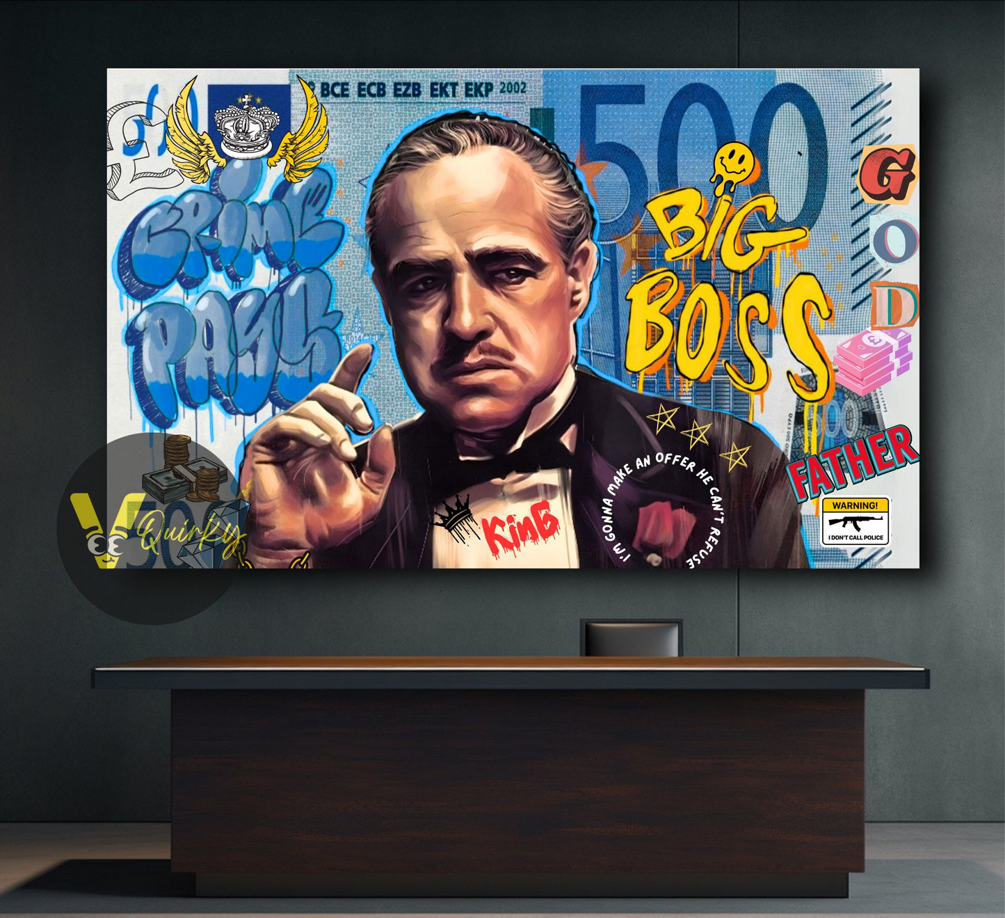 The Godfather Canvas Painting