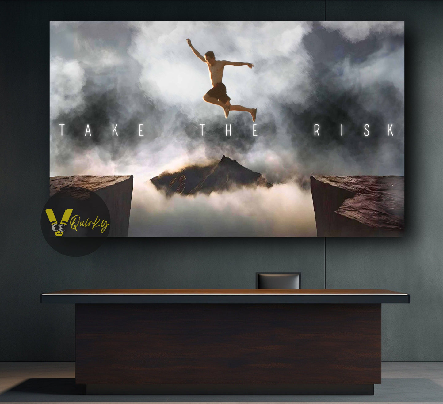 Take The Risk Canvas Painting
