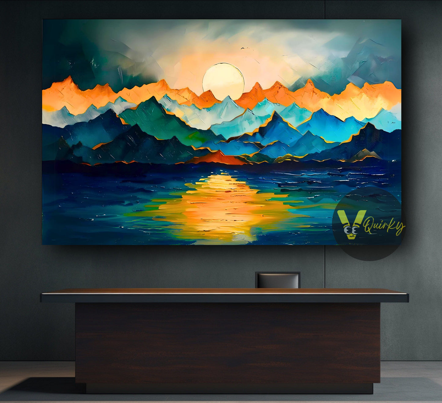 Abstract Nature Canvas Painting