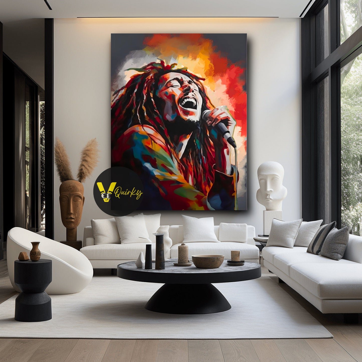 Bob Marley Canvas Painting